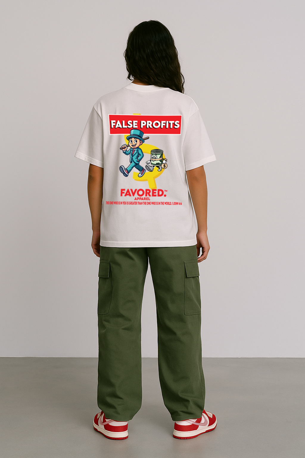 FAVORED. False Profits T-Shirt