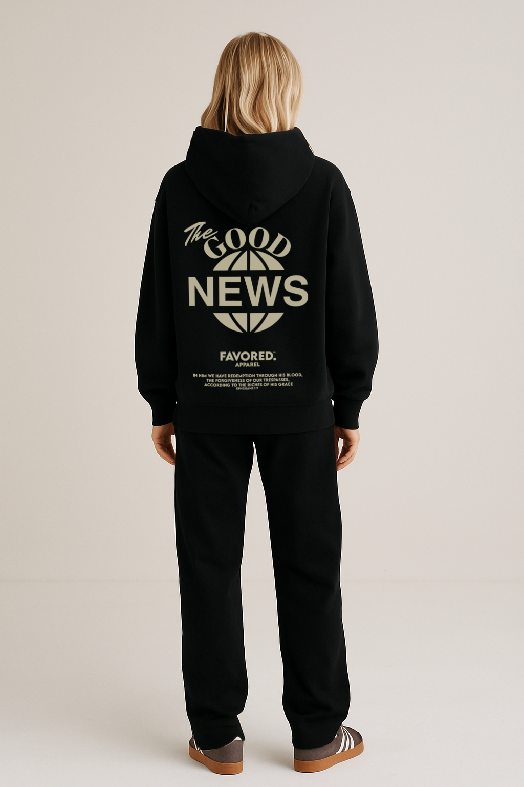 FAVORED. Good News Hoodie