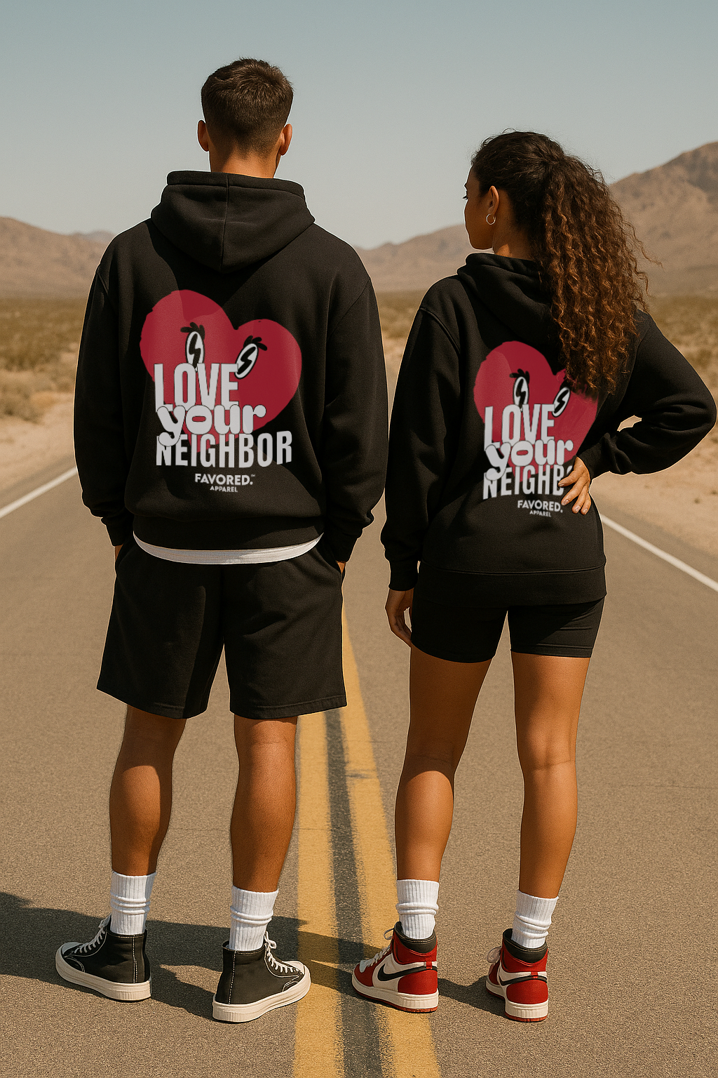 FAVORED. Love Your Neighbor Hoodie