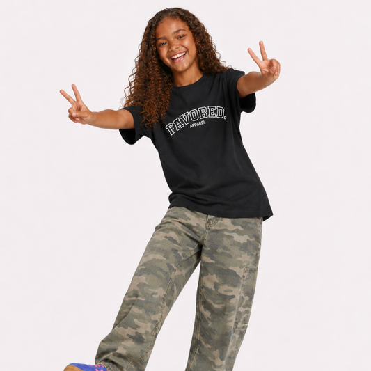 FAVORED. Kids Gym T-Shirt