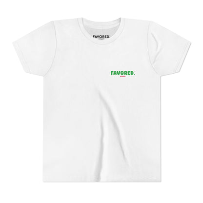 FAVORED. Kids God Loves The World T-Shirt