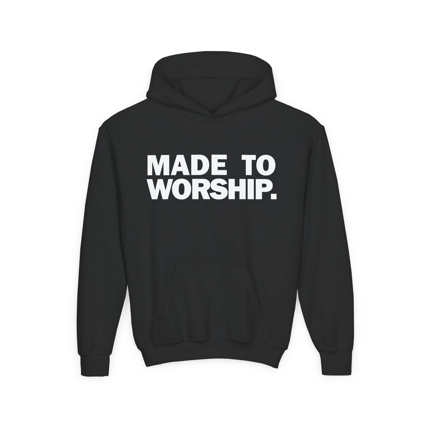 FAVORED. Kids MADE TO WORSHIP. Hoodie