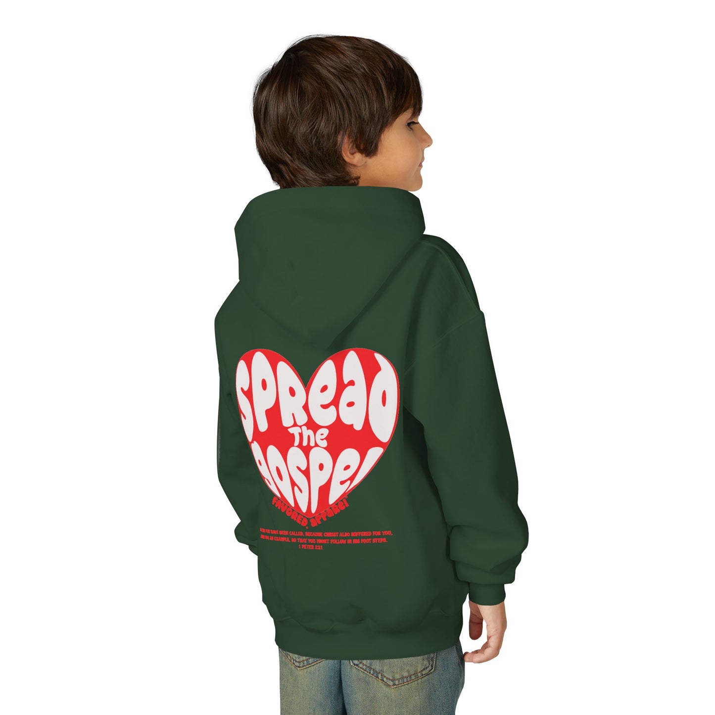 FAVORED. Kids Spread The Gospel Hoodie