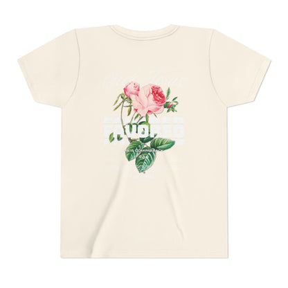 FAVORED. Kids Seek Jesus Roses T-Shirt