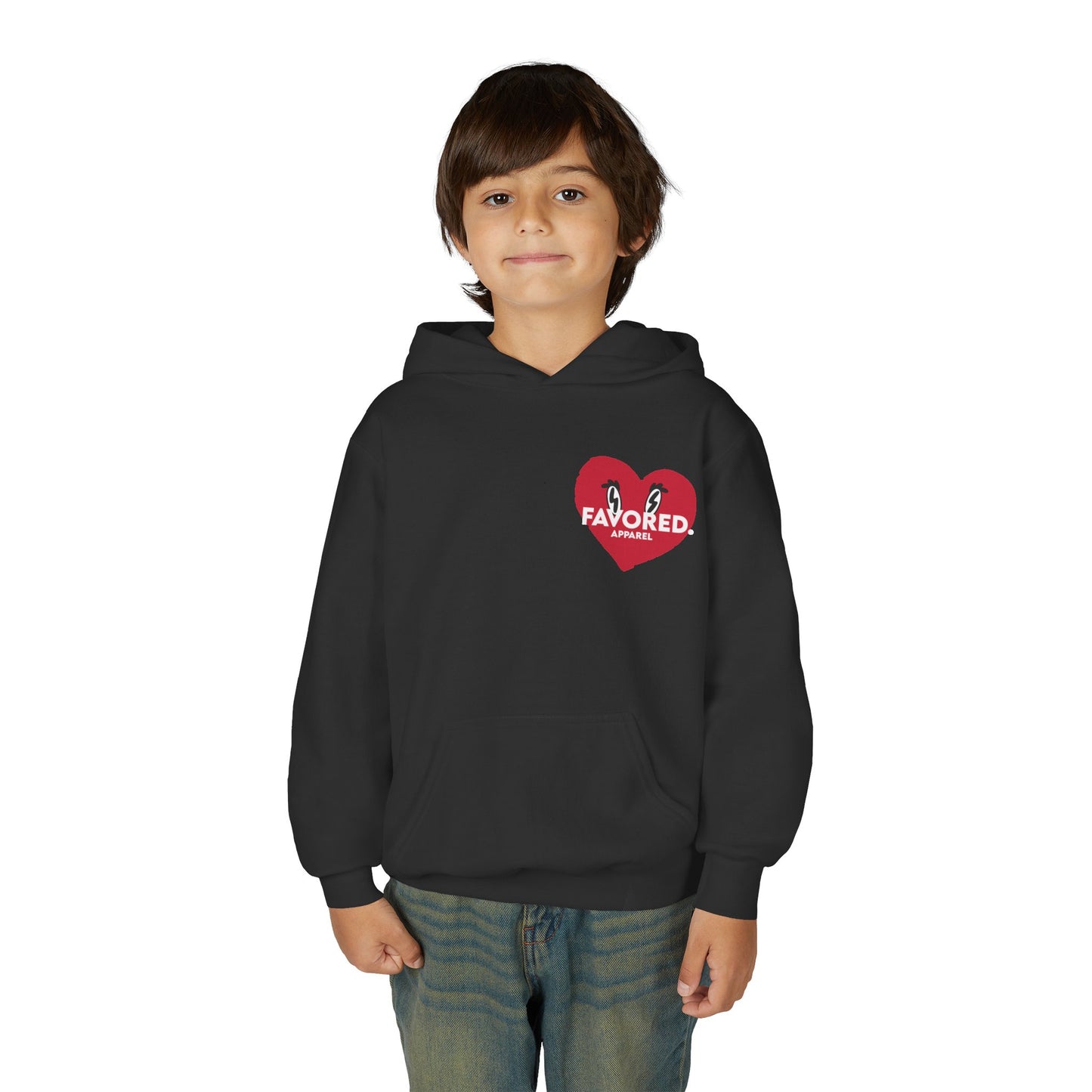 FAVORED. Kids Love Your Neighbor Hoodie