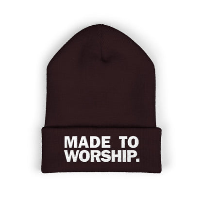 FAVORED. MADE TO WORSHIP. Beanie