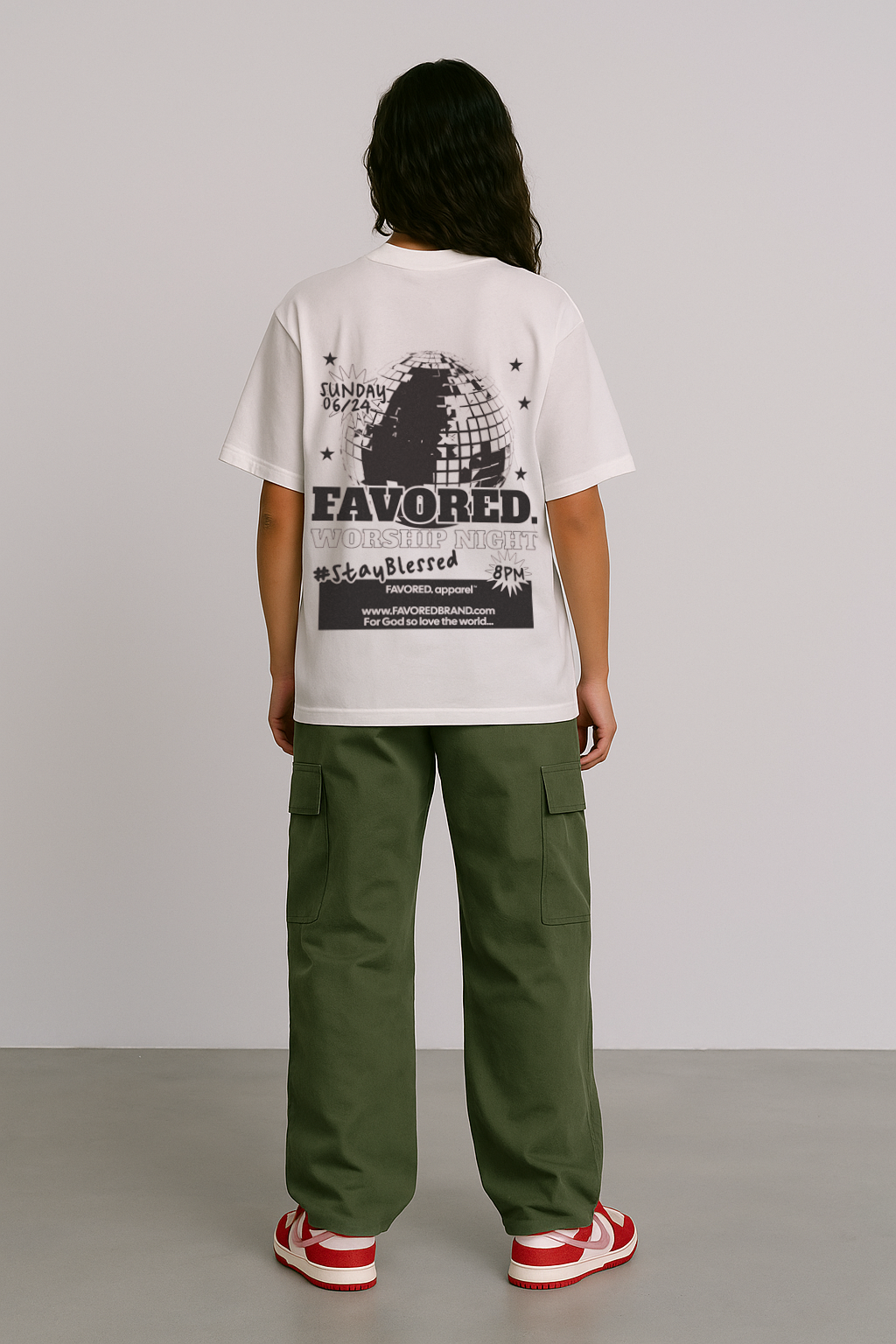 FAVORED. Worship Night T-Shirt