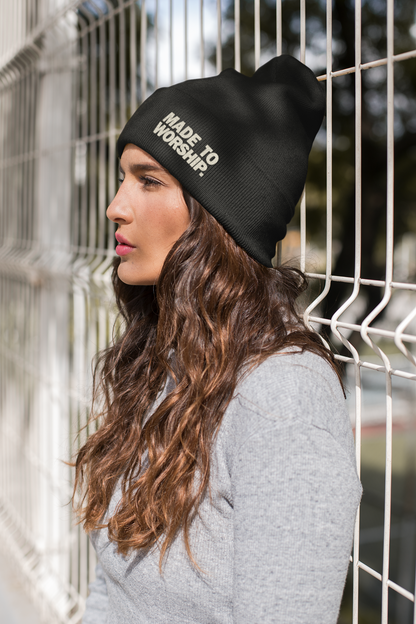 FAVORED. MADE TO WORSHIP. Beanie