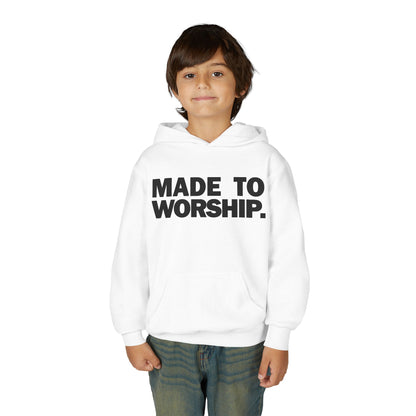 FAVORED. Kids MADE TO WORSHIP. Hoodie