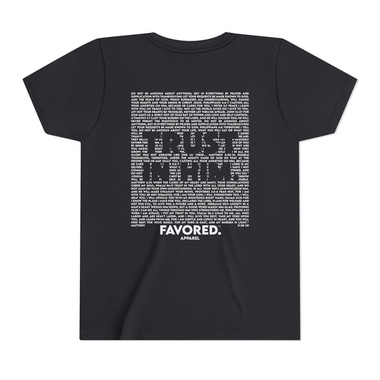 FAVORED. Kids Trust In Him T-Shirt