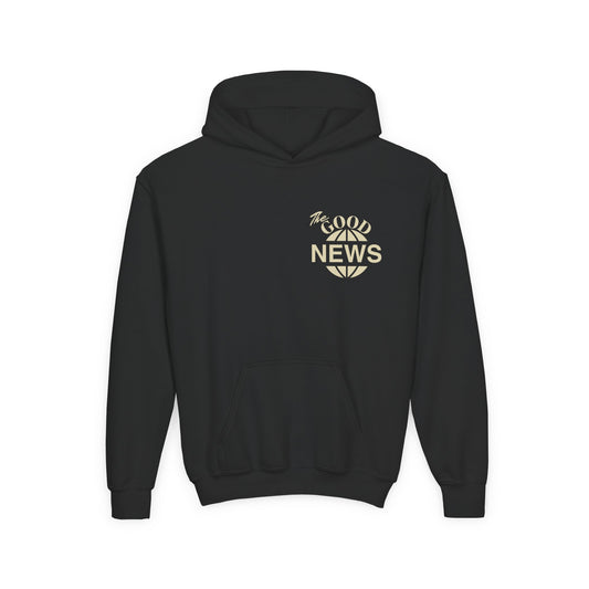 FAVORED. Kids Good News Hoodie