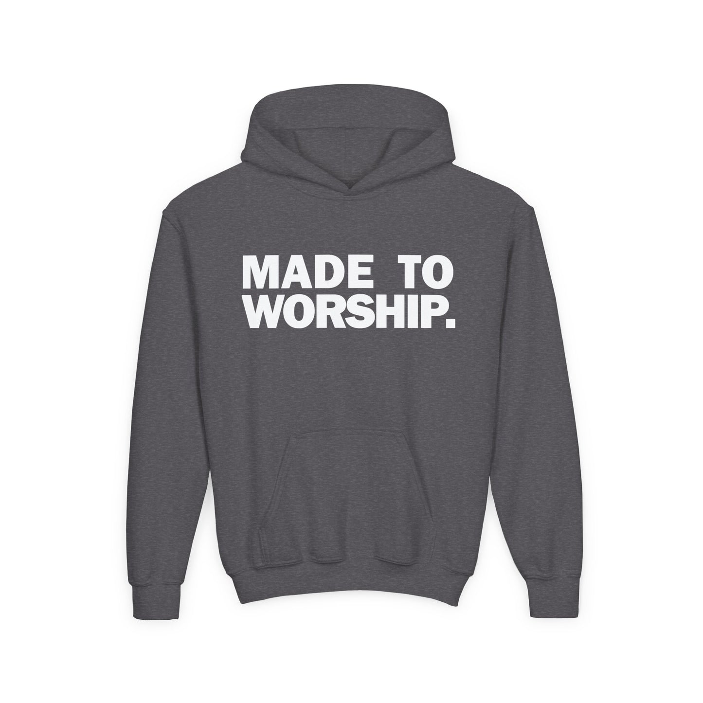 FAVORED. Kids MADE TO WORSHIP. Hoodie
