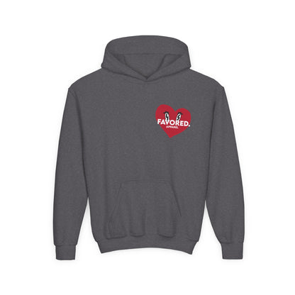 FAVORED. Kids Love Your Neighbor Hoodie