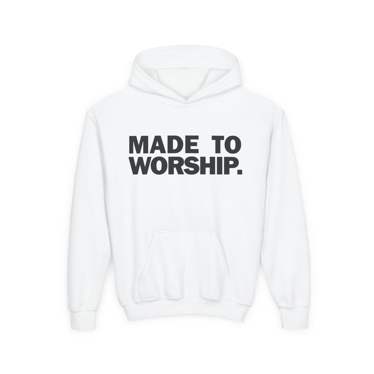 FAVORED. Kids MADE TO WORSHIP. Hoodie