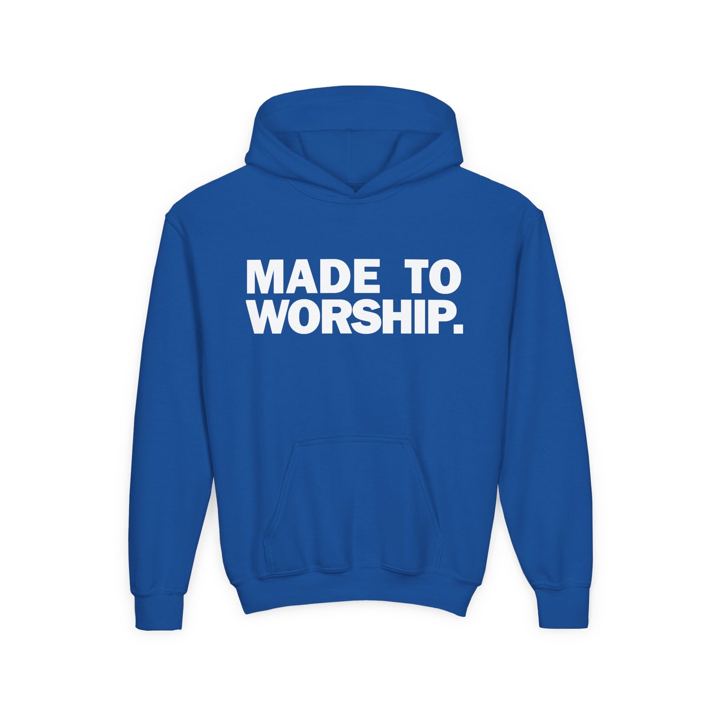 FAVORED. Kids MADE TO WORSHIP. Hoodie