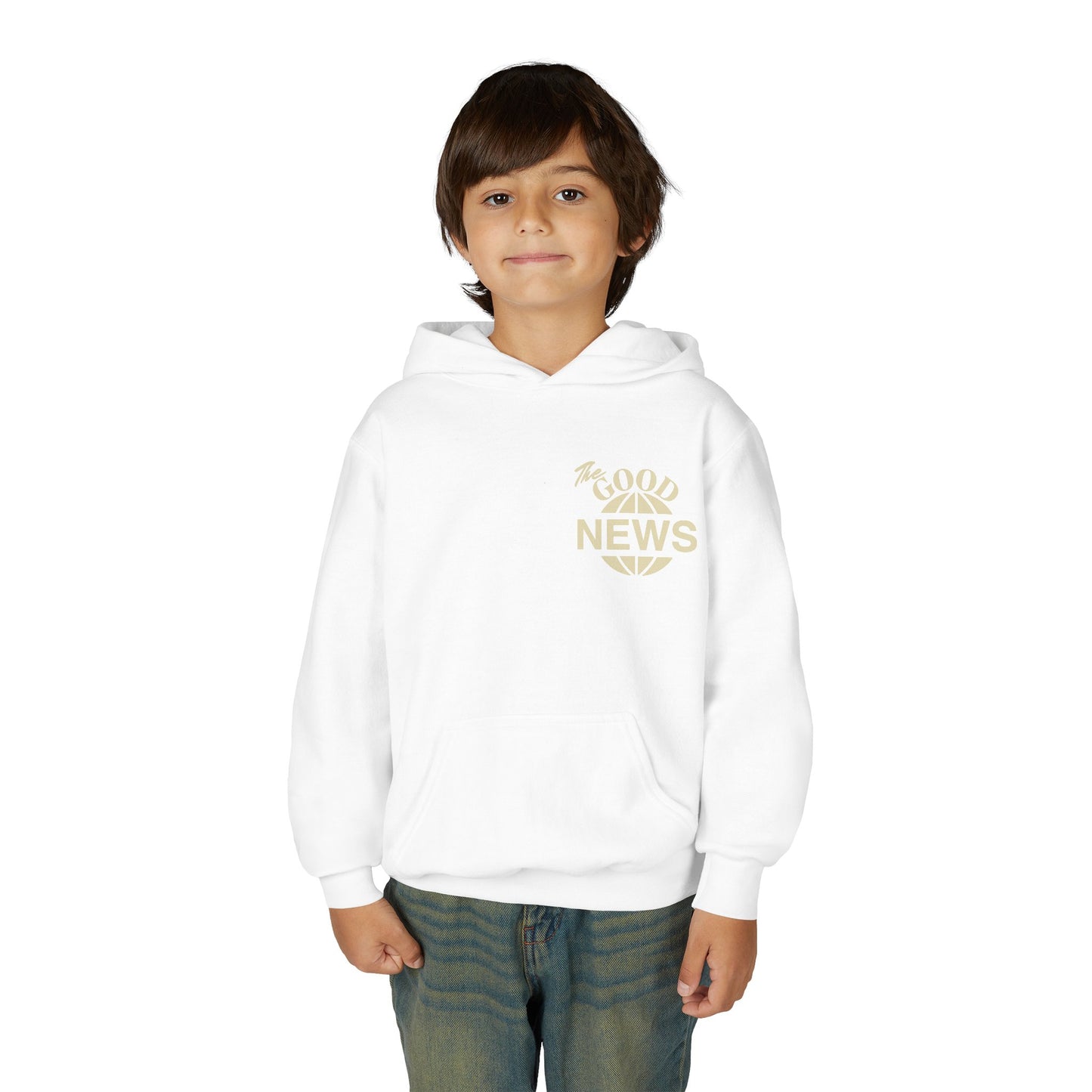 FAVORED. Kids Good News Hoodie
