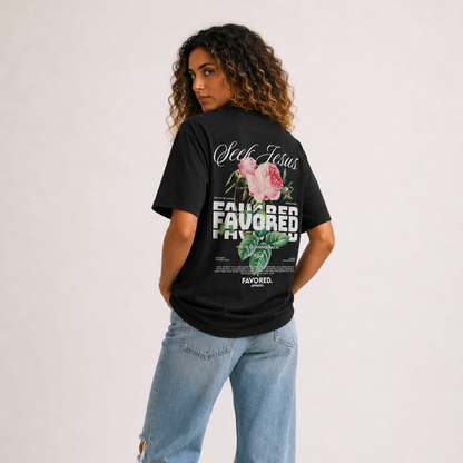 Seek Jesus Roses Tee