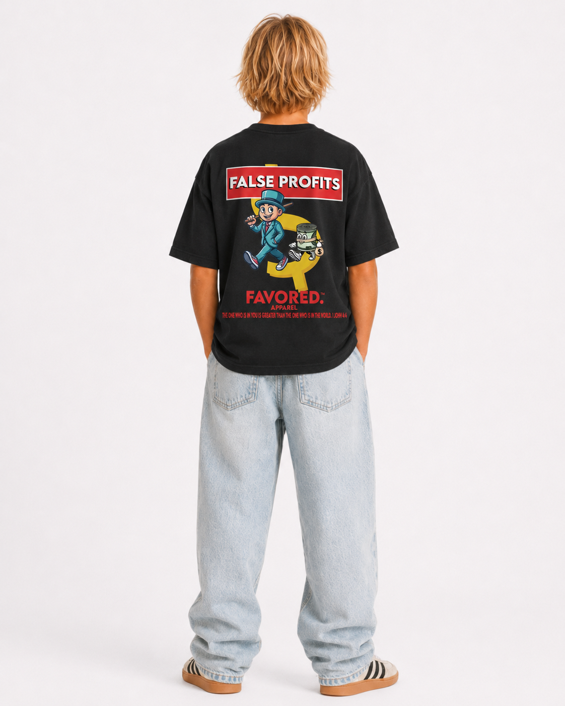 FAVORED. Kids False Profits T-Shirt