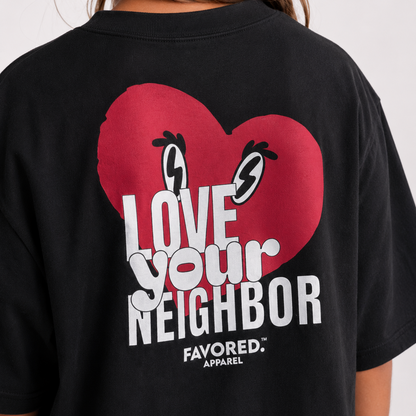 FAVORED. Kids Love Your Neighbor T-Shirt