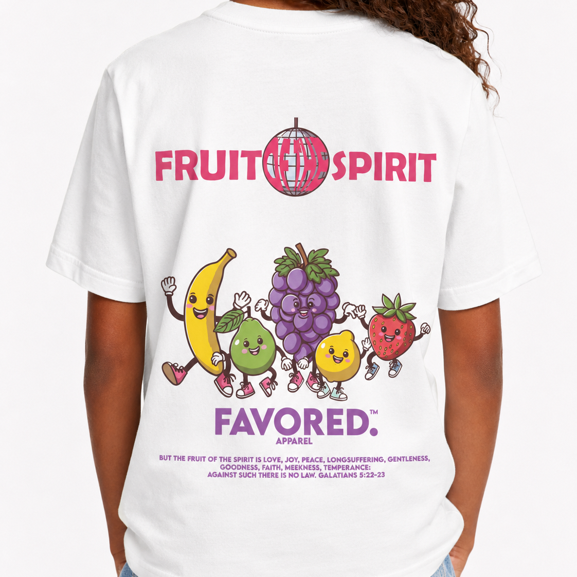 FAVORED. Kids Fruit of The Spirit T-Shirt