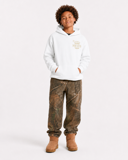 FAVORED. Kids Good News Hoodie