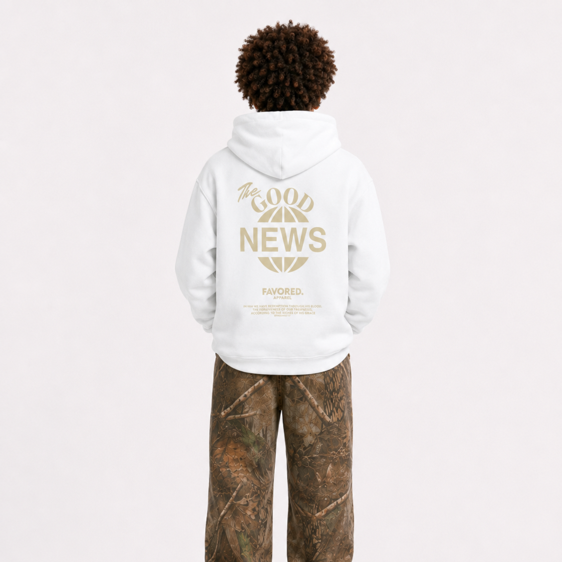FAVORED. Kids Good News Hoodie