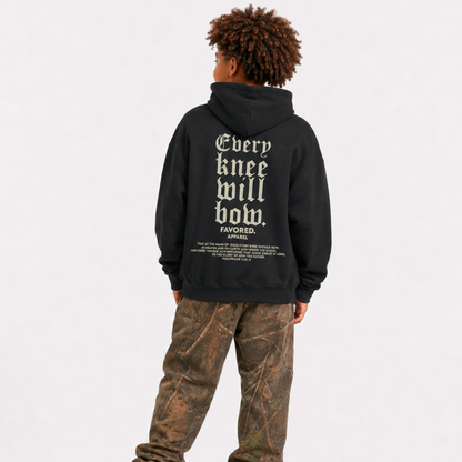 FAVORED. Kids Bow Down Hoodie