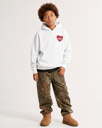 FAVORED. Kids Love Your Neighbor Hoodie