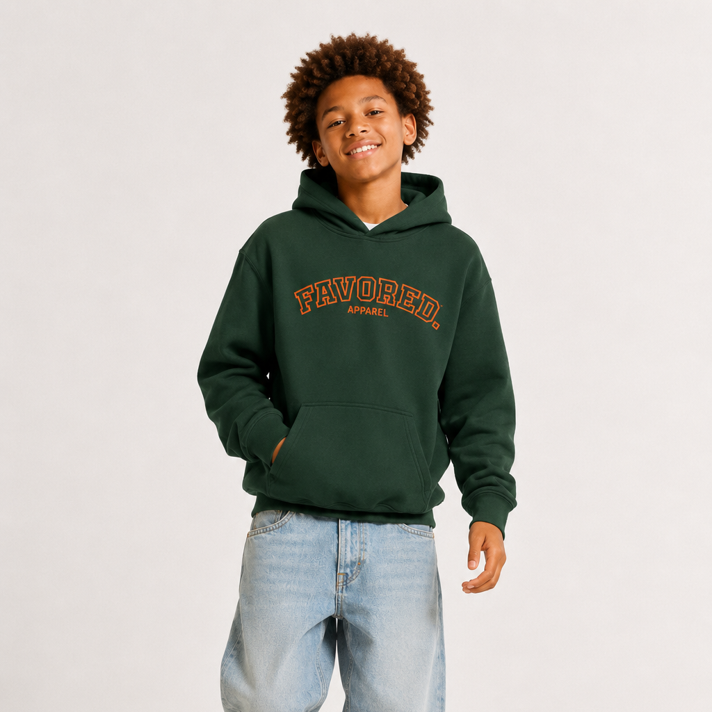 FAVORED. Kids Gym Hoodie