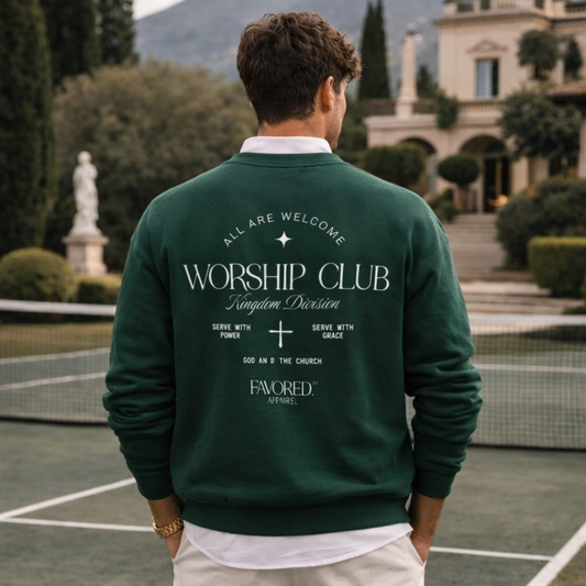 Worship Club Crew Sweatshirt