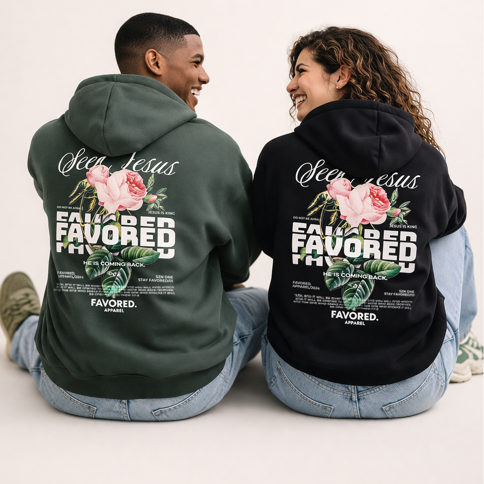 Seek Jesus Roses Hoodie